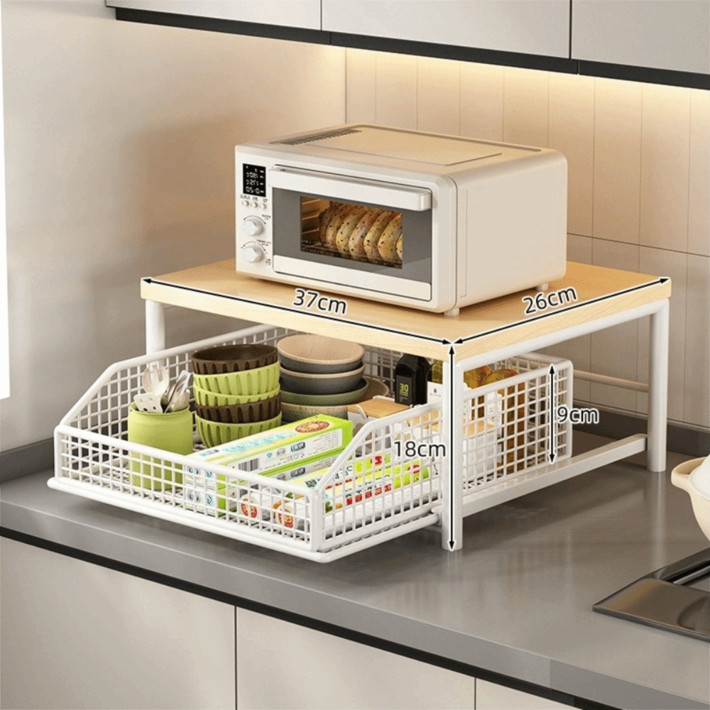 With Drawers Microwave Stand S - đánh giá và giá Kitchen Appliances Countertop